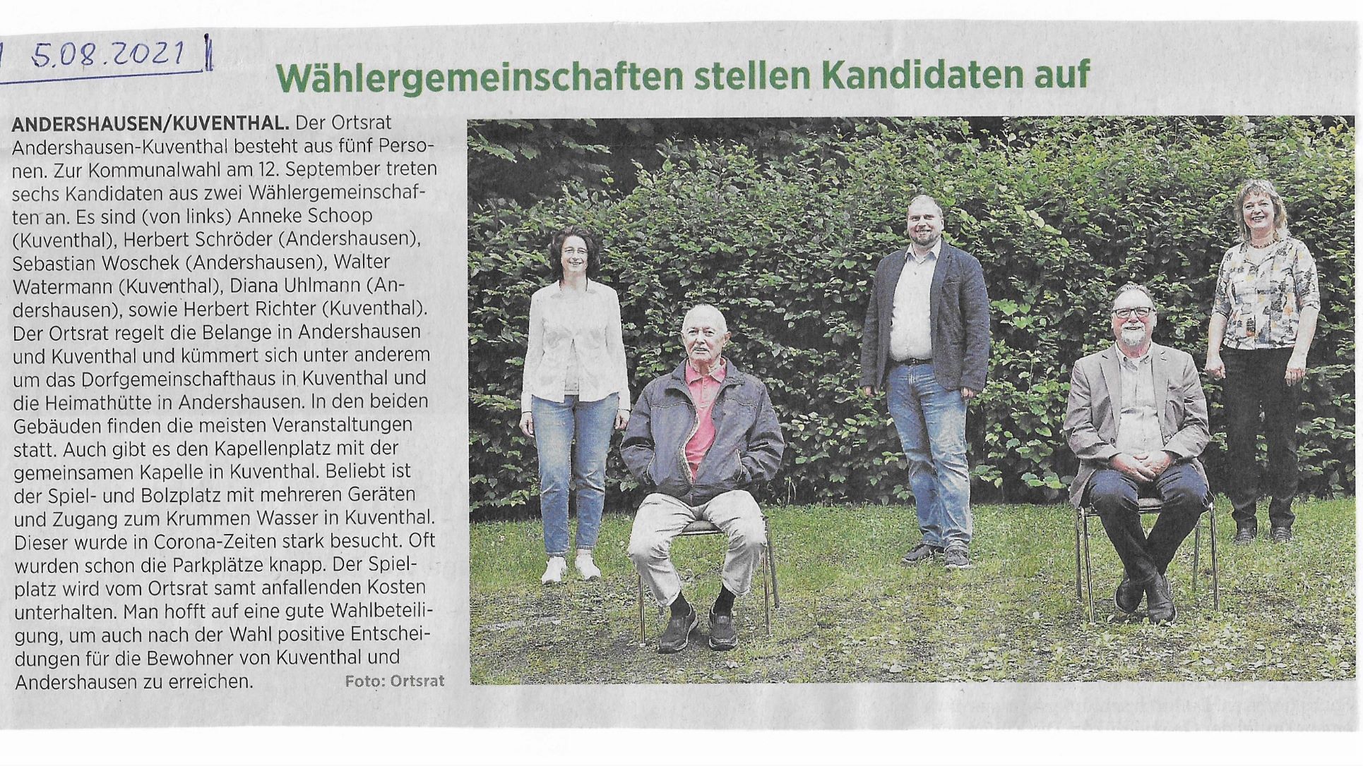 www.kuventhal.de - Kommunalwahl
